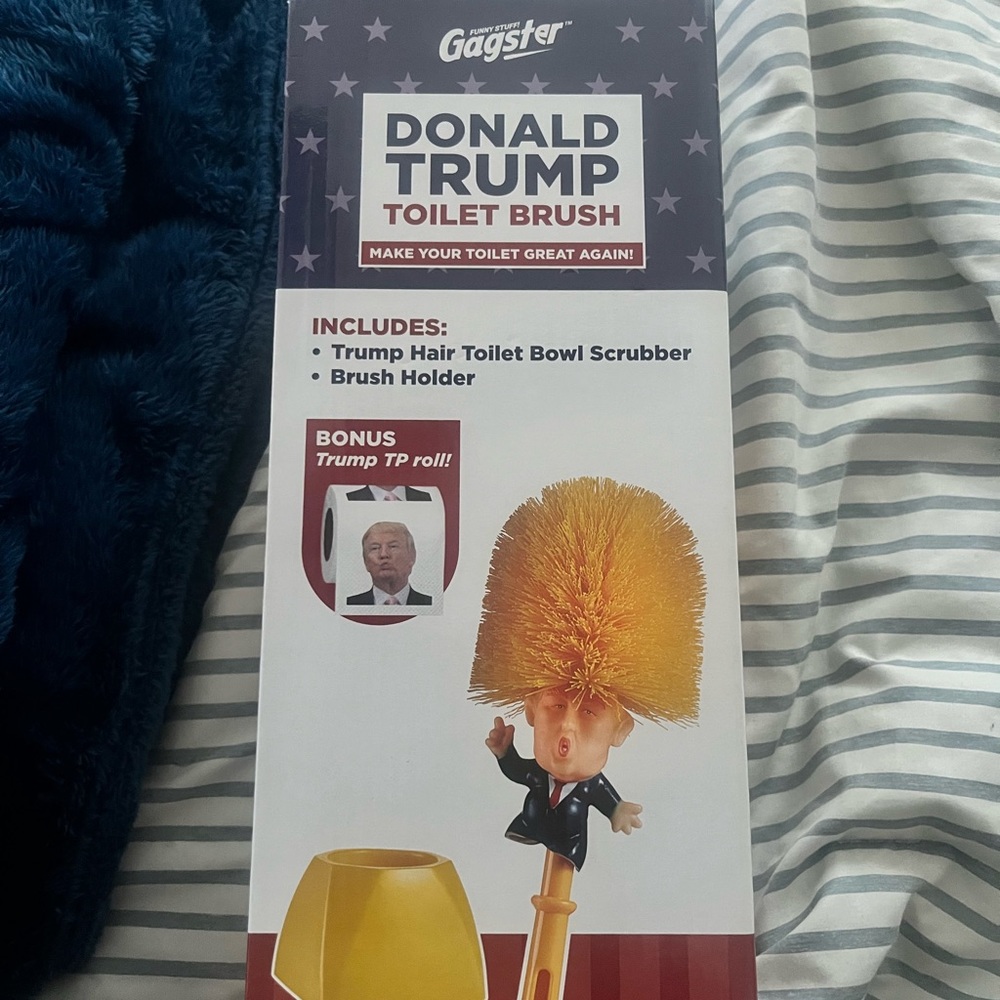 Donald Trump Toilet Bowl Brush.